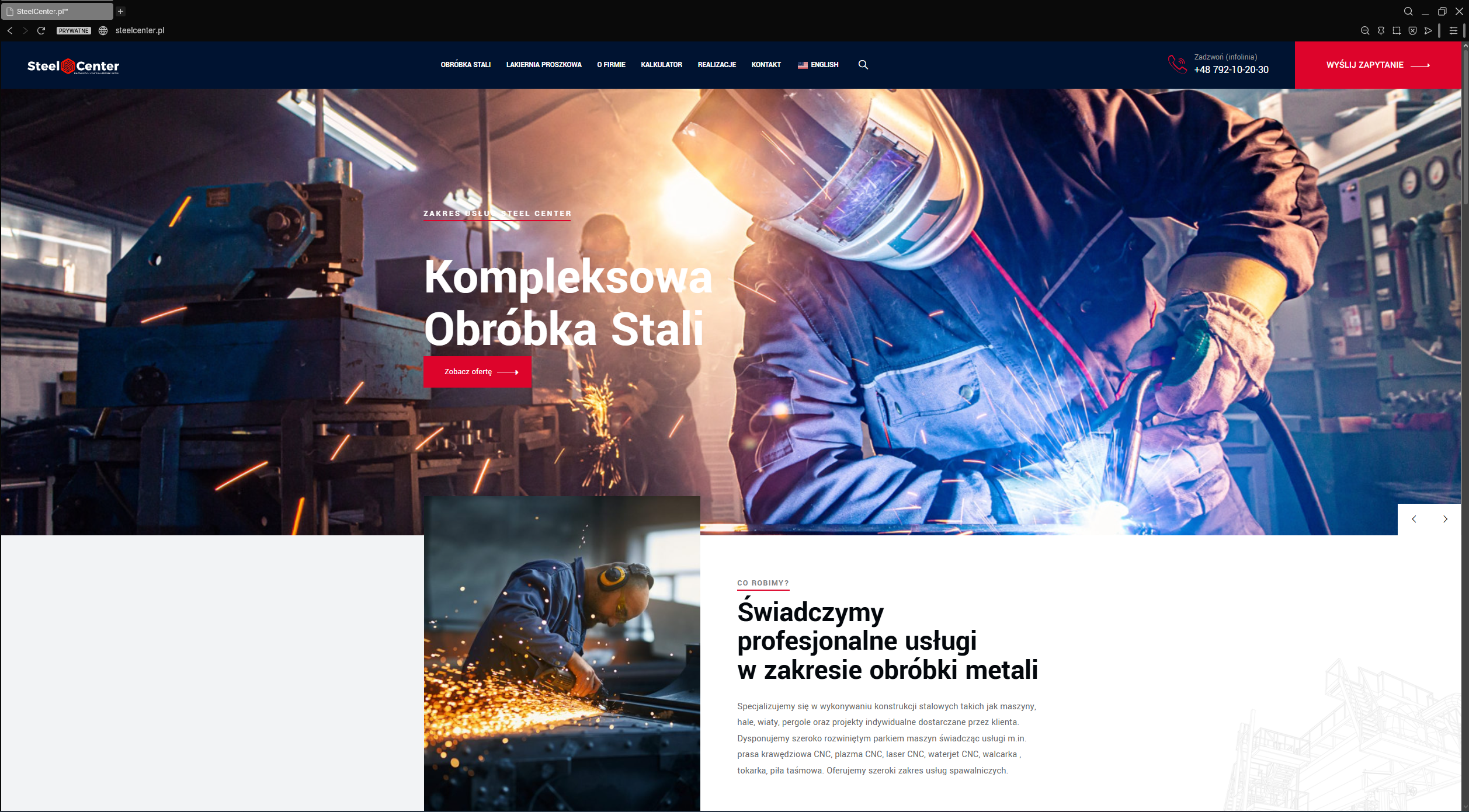 SteelCenter — realizacja PepsCode