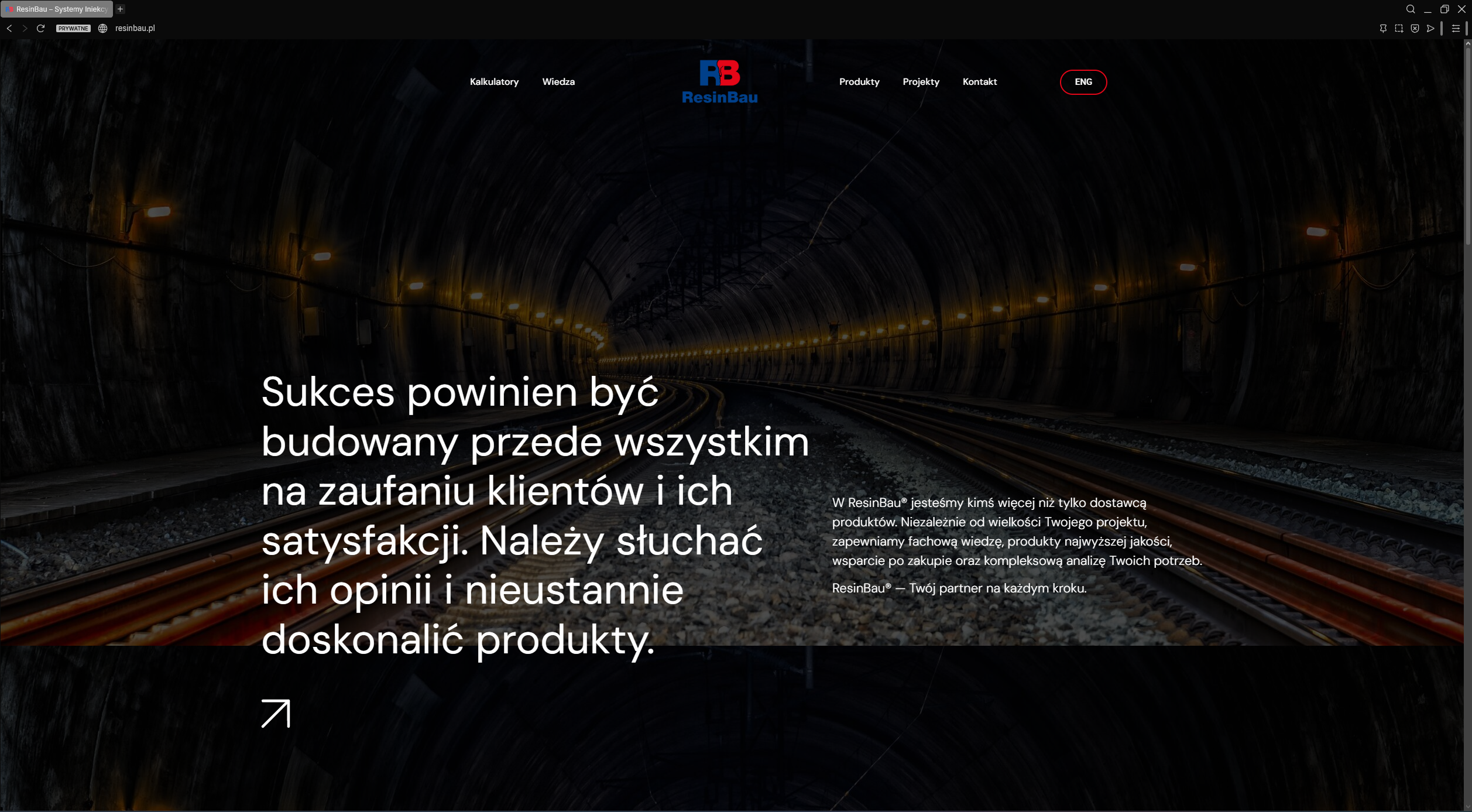 ResinBau — strona internetowa